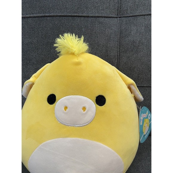 Squishmallows Gavyn the Yellow Donkey 11 Inch Plush First to Market Easter - Picture 2 of 5